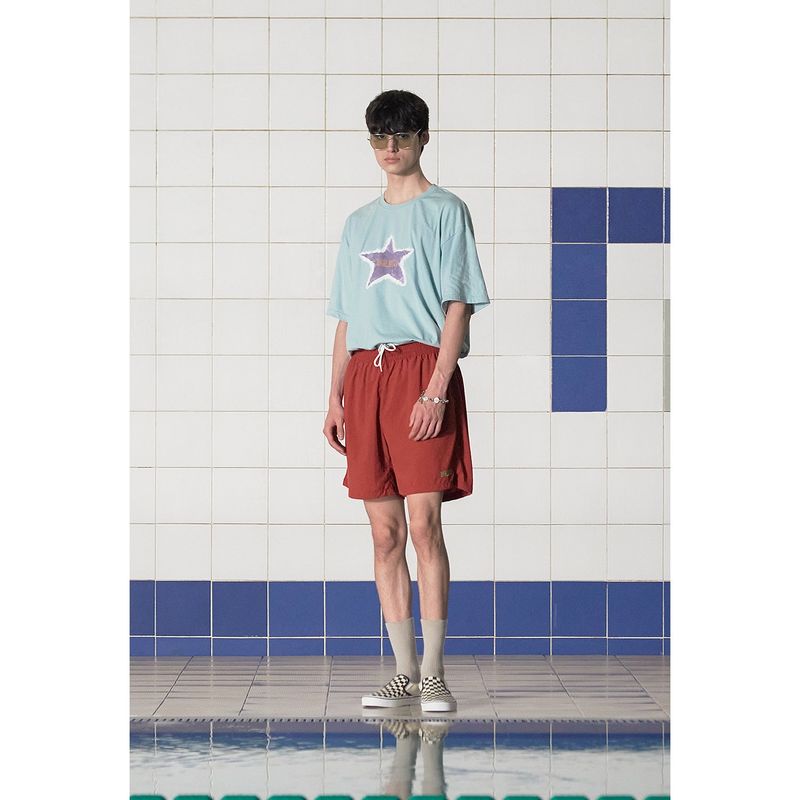 ロゴナイロンショートパンツ / BRICK