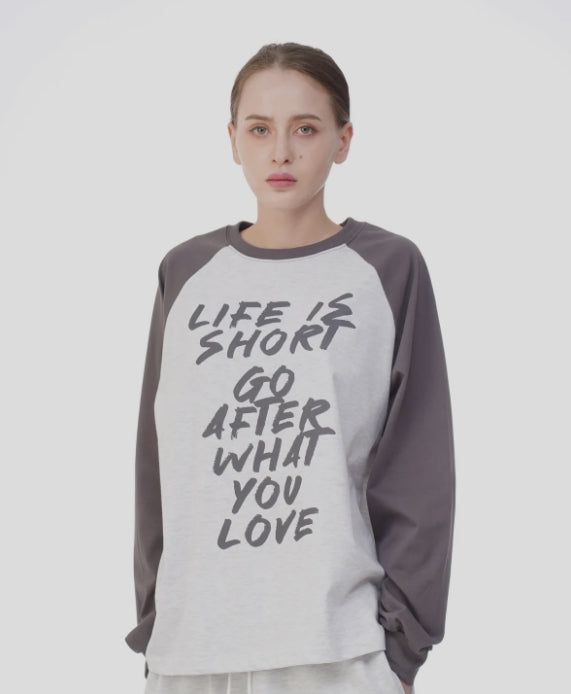 UNISEX LIFE RAGLAN T-SHIRTS 