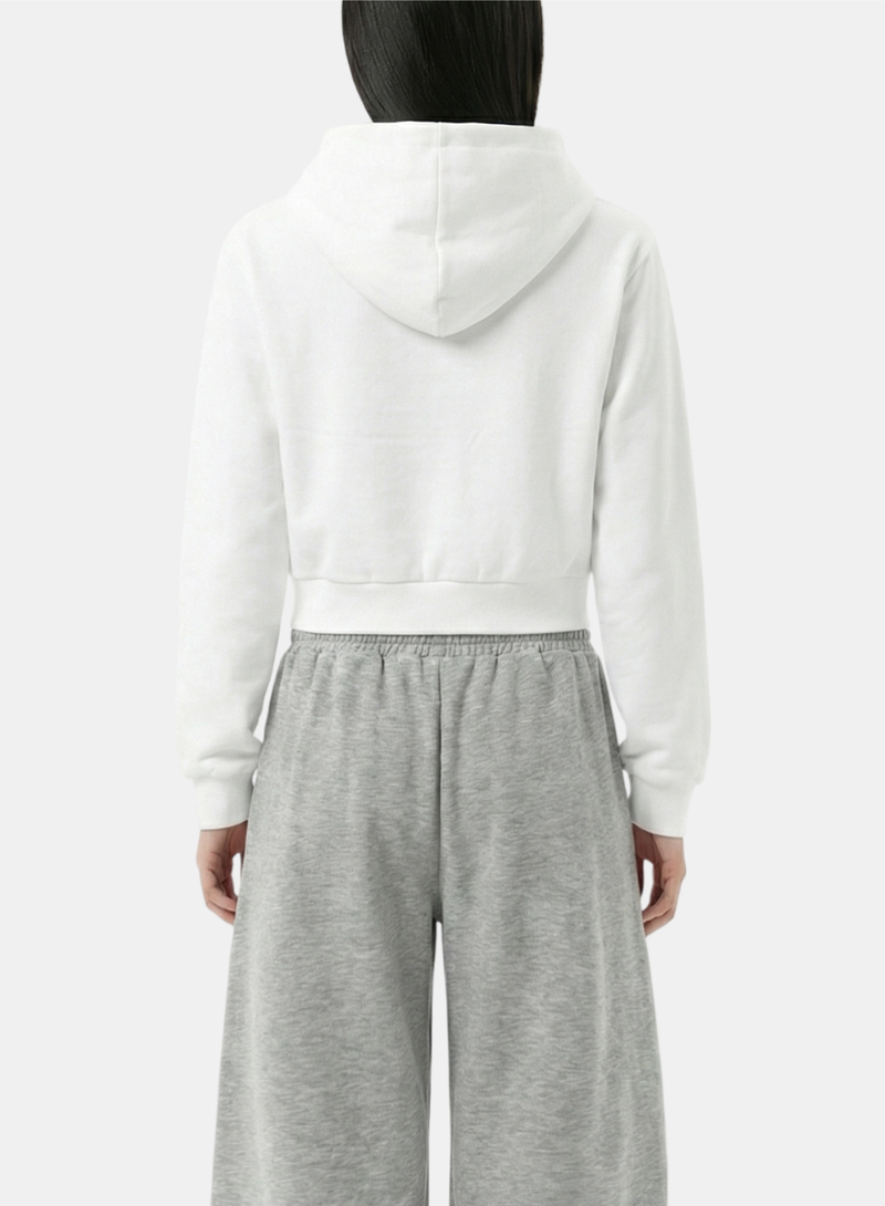 Clover Flower Point Hoodie Zip-up