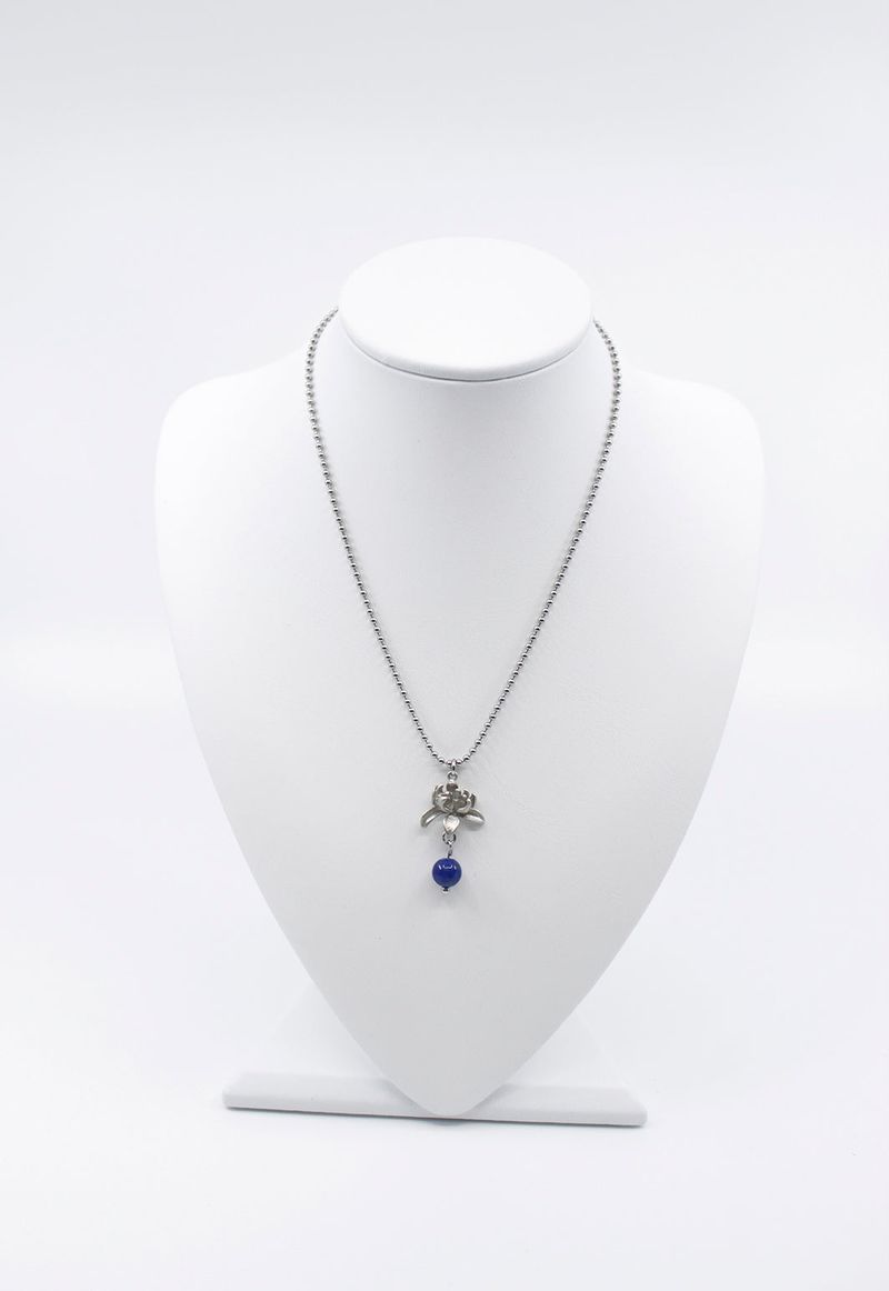 紅煙 Suryeon necklace (2way) (Black/Blue)