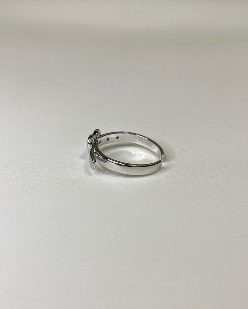heart belt ring (925silver)