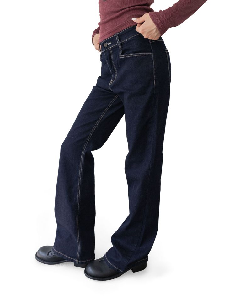 Debbie Bootcut Low-Rise Denim