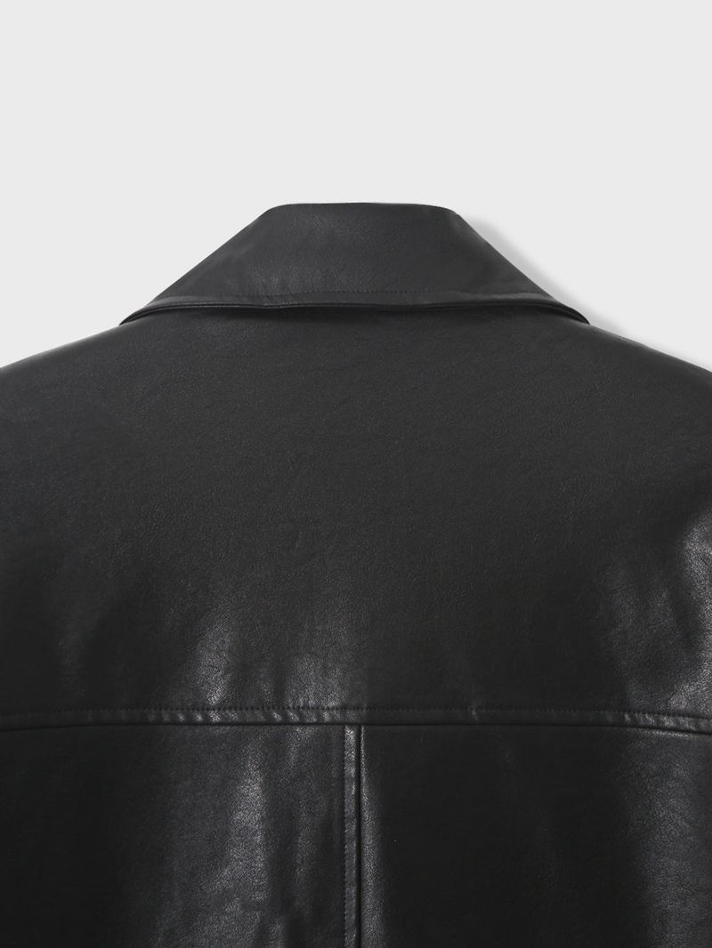 Storm Leather Zip Jacket