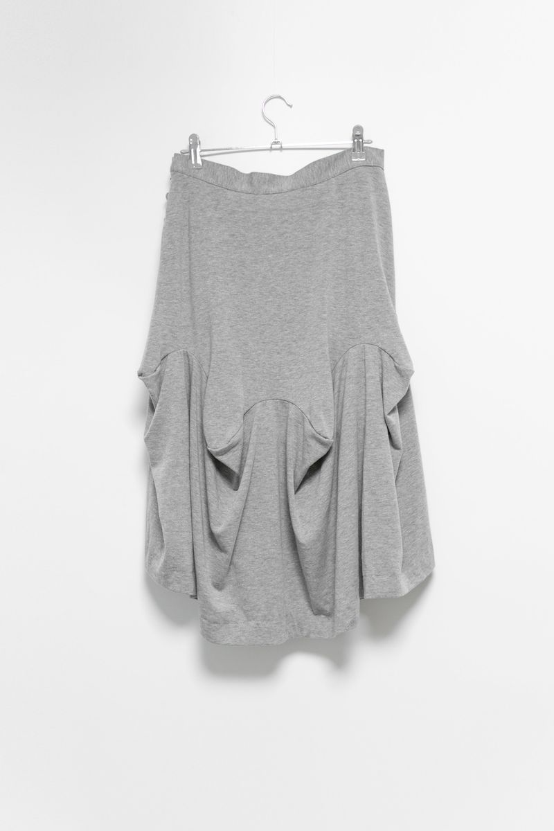 button curved flare midi skirt(3colors)