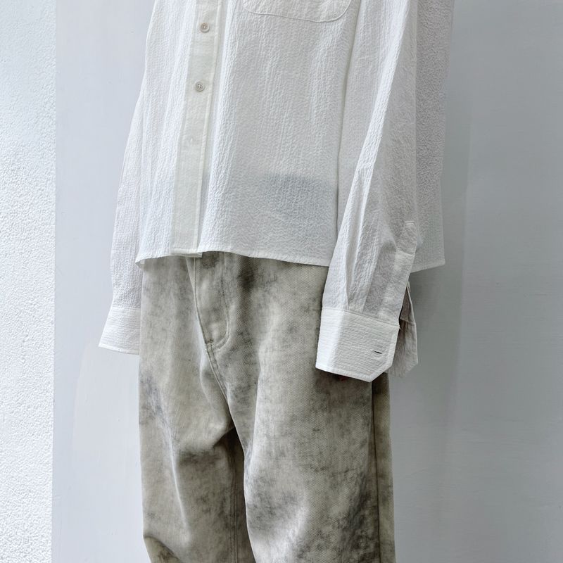 Crinkle Surface Shirt