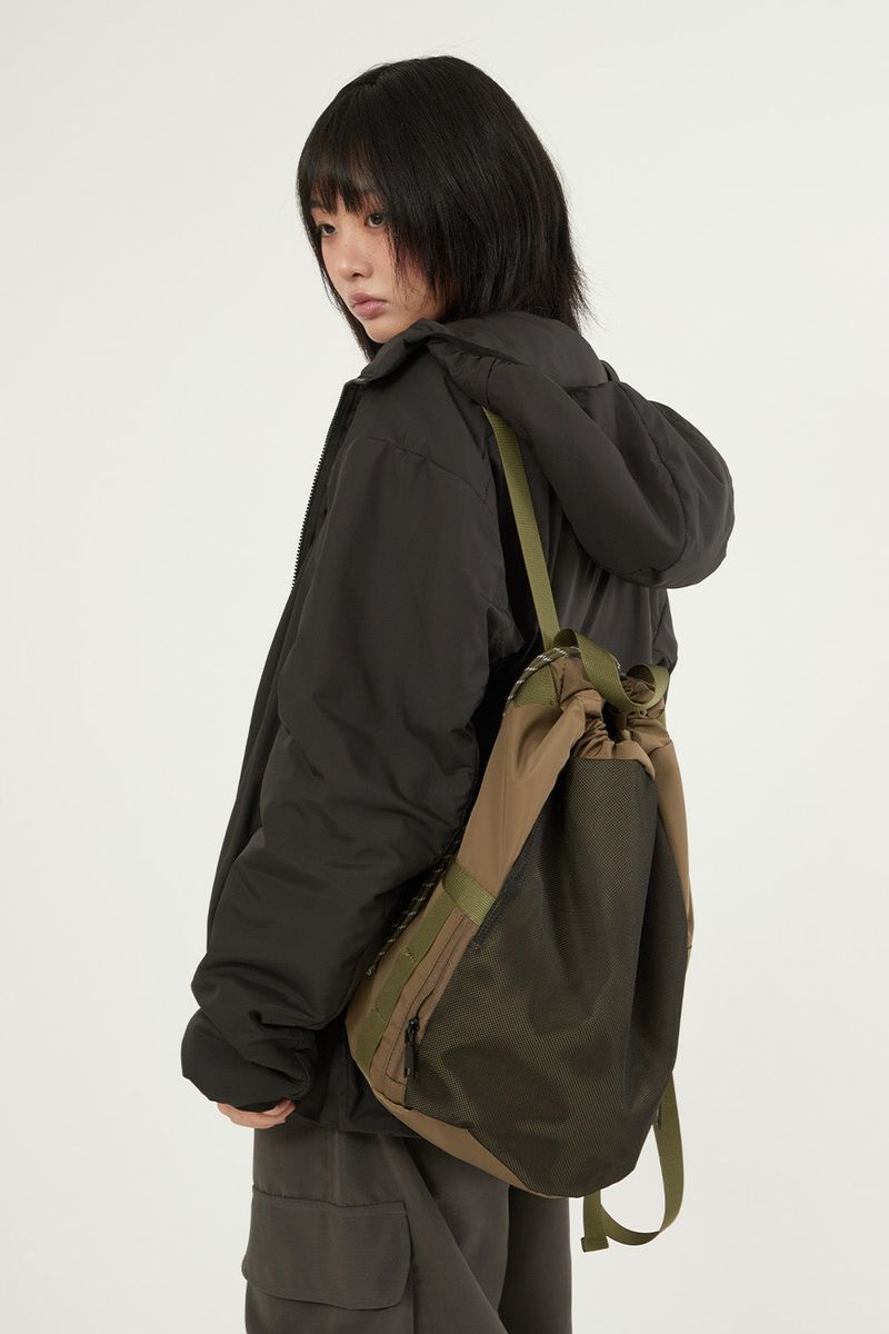 Raucohouse(ラウコハウス)の「Our draw string net backpack(Bags)」
