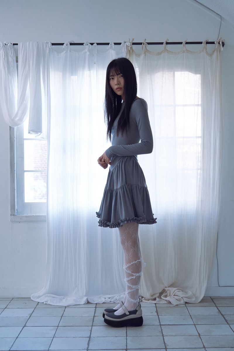 tutu jersey dress_grey