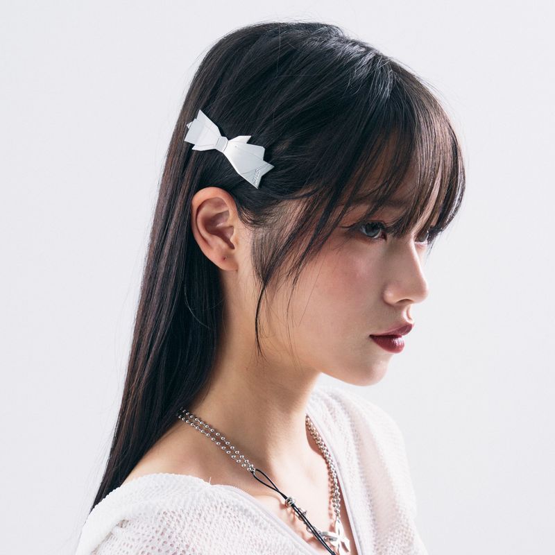 SENTIMENTS（サンティマン）の「NO.442 [SILVER] RIBBON HAIR PIN（Hair Accessories）」
