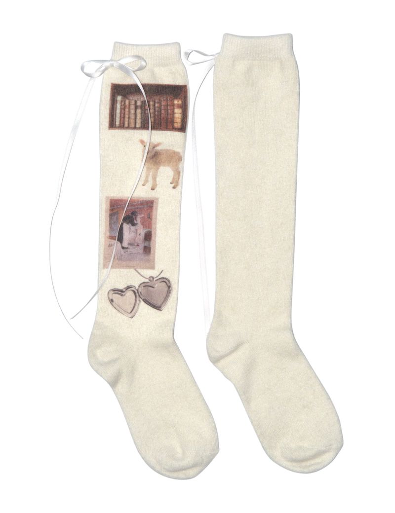 Like Fairy Tale Ribbon Socks