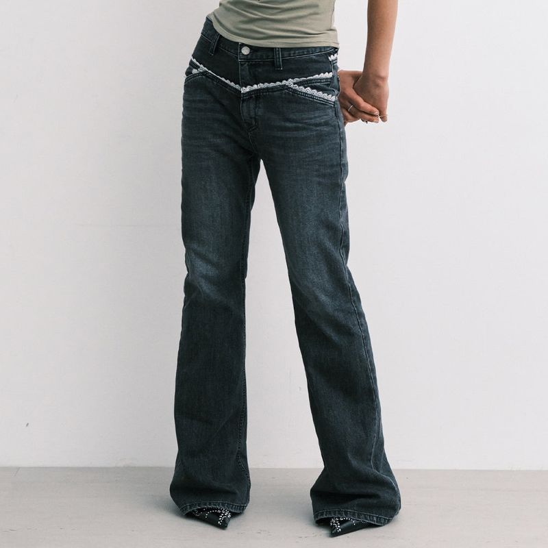 MIDNIGHT MOVE（ミッドナイトムーブ）の「lace bt pants (black)（Pants）」