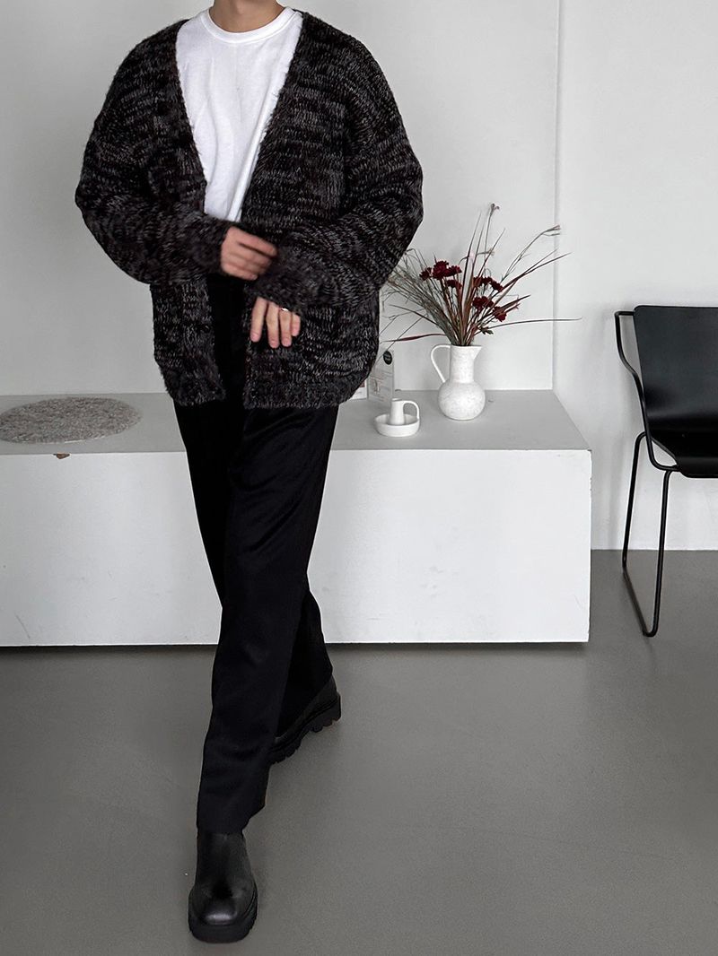 Acon Mohair Brush Cardigan (3color)