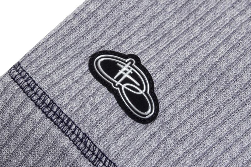 BIKER KNIT HOOD ZIP UP