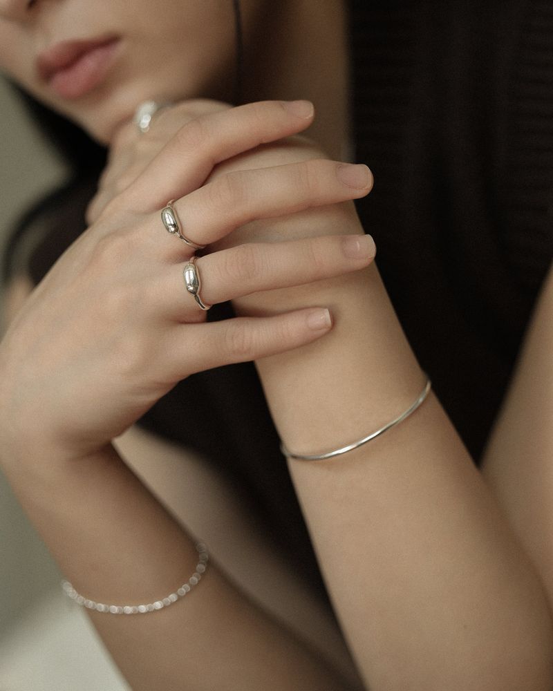 Snuggle ring (silver) *1PCS