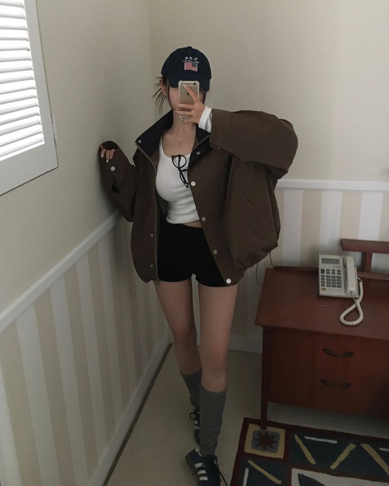 [Bellide made] Houston Color Scheme Two-Way Jacket
