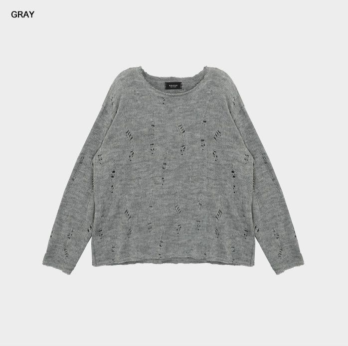 Damage Mohair Knit