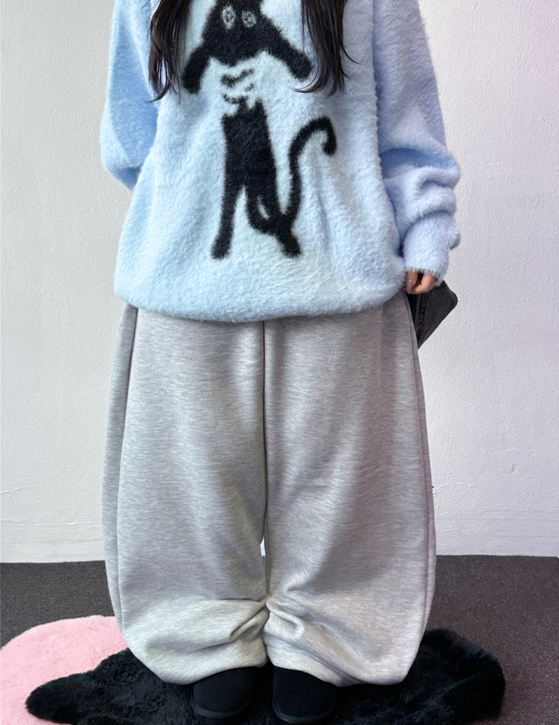 CCORTTI(コルッティ)の「hick Brushed Fleece🔥 Kiddy Wide Balloon Long Pants 🩵🩷 3 Colors(Pants)」