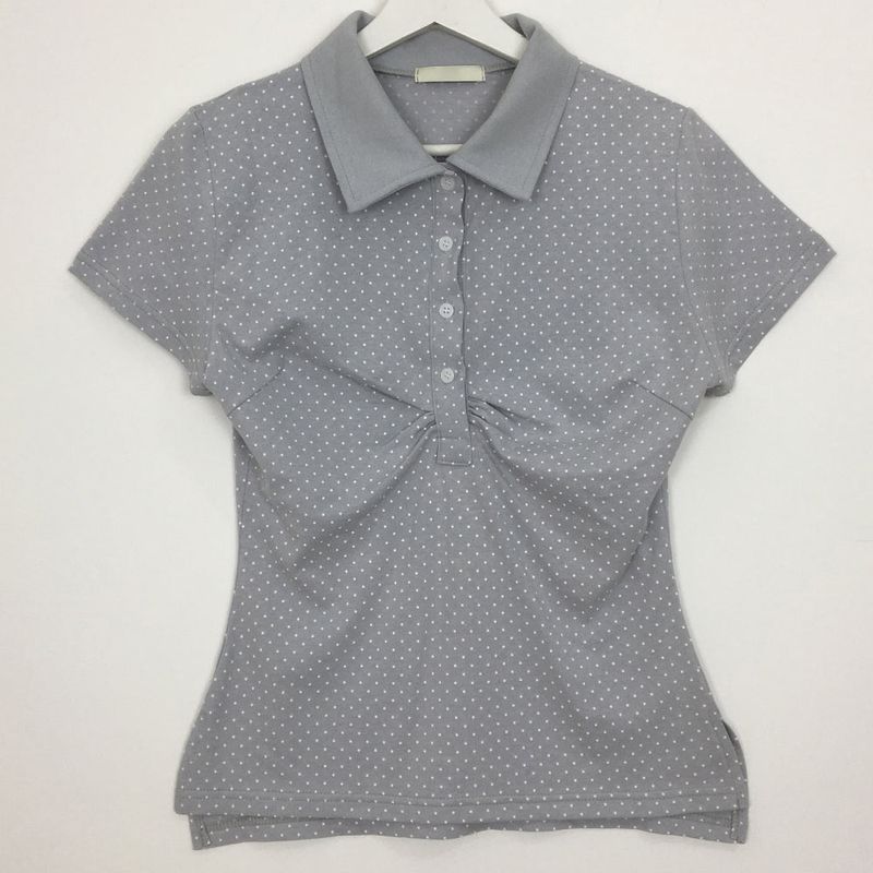 Shirring Dot Collar T-Shirt (3color)