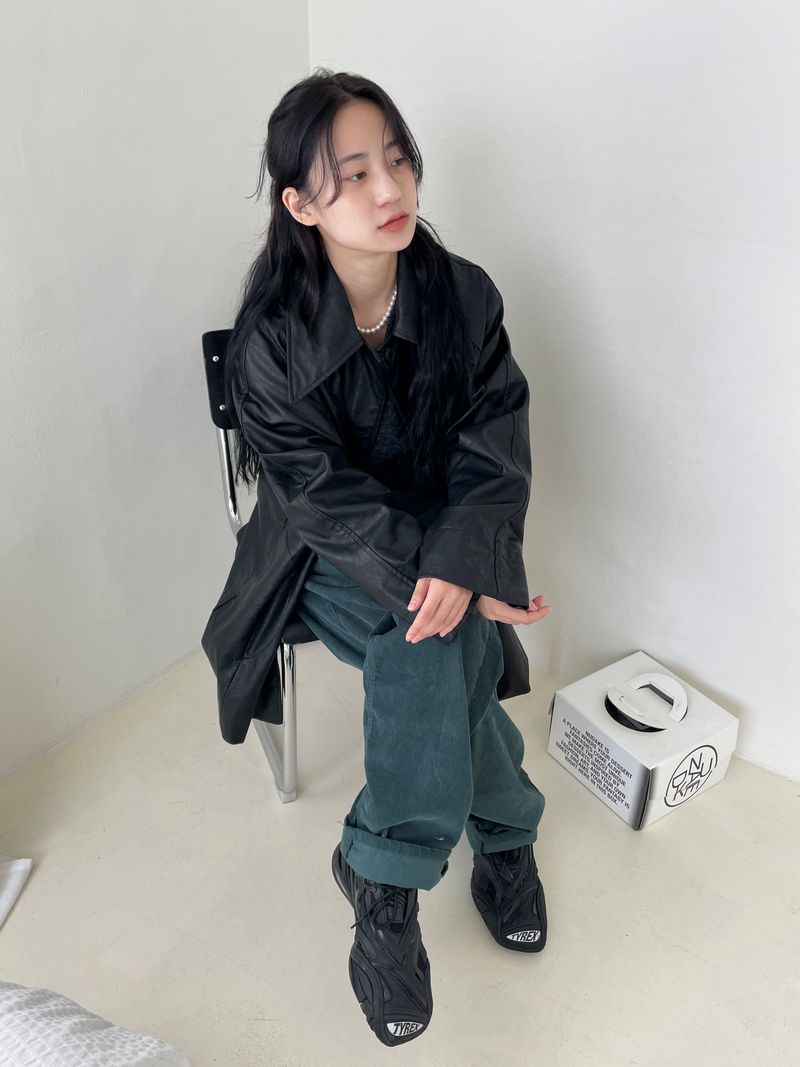 Obidos corduroy wide pants