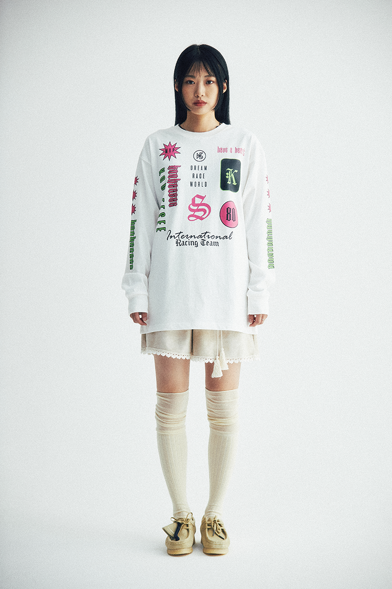 KOOKEESEE Racing tee (Ivory)