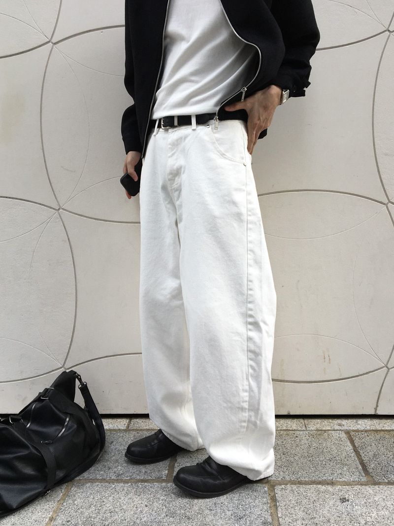 Mono Basic Curved Cotton Pants
