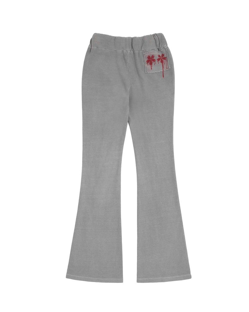 Patch Slim Lounge Pants _ Light Grey
