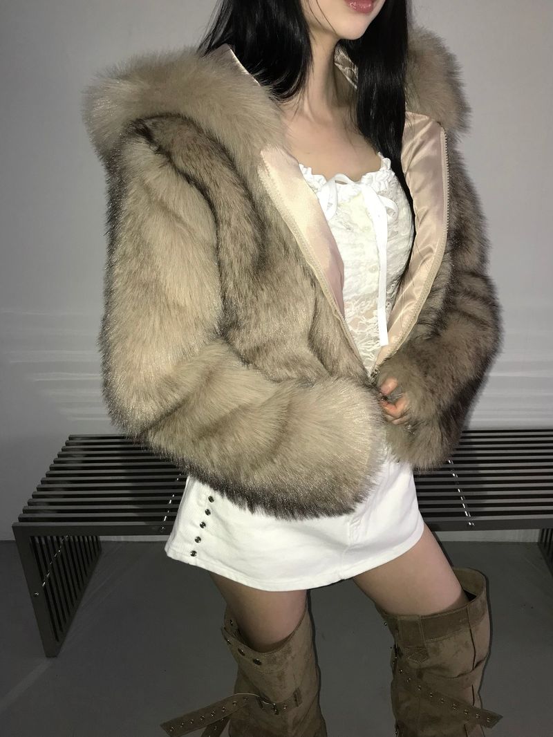THEAIRTOWN（ザエアータウン）の「cappuccino fur jk （Jackets/Outerwear）」