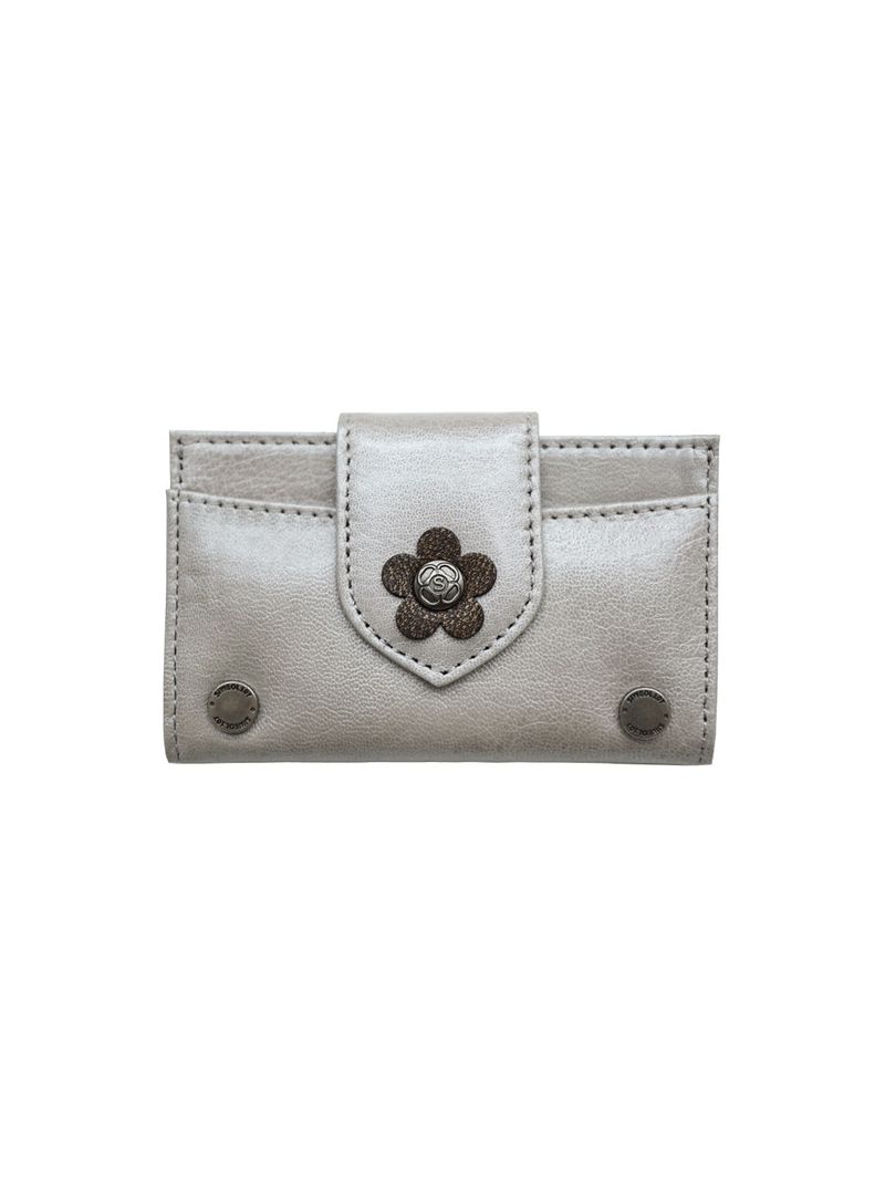 Fleur Card Wallet (Silver)