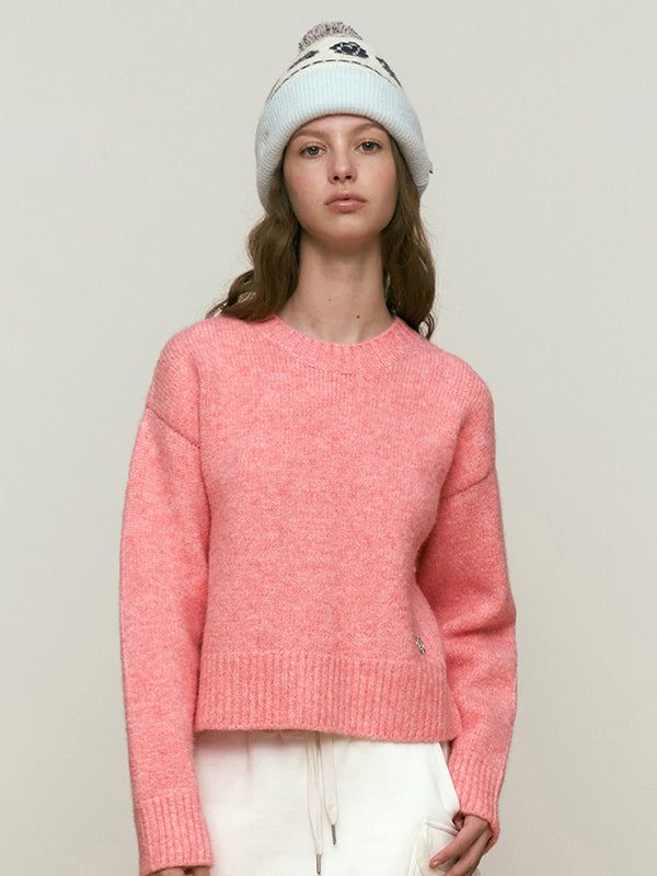 KIRSH（キルシー）の「COLLECTION ROUND NECK KNIT [PINK]（Tops）」