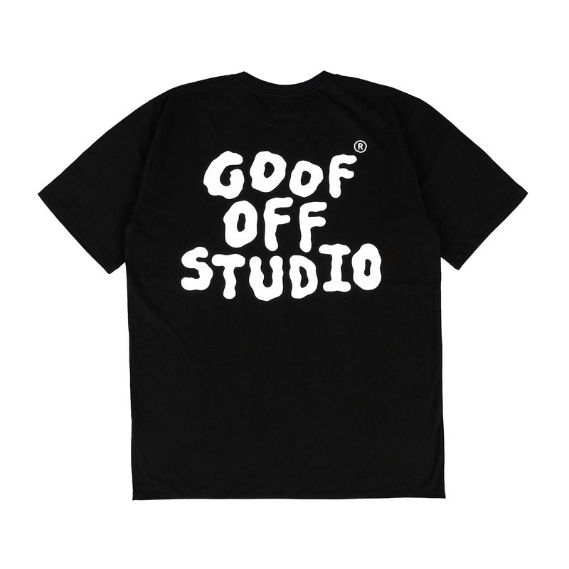 goofoffstudio(グーフオブスタジオ)の「GOOFOFF MAIN LOGO TEE - ( Black - White )(Tops)」