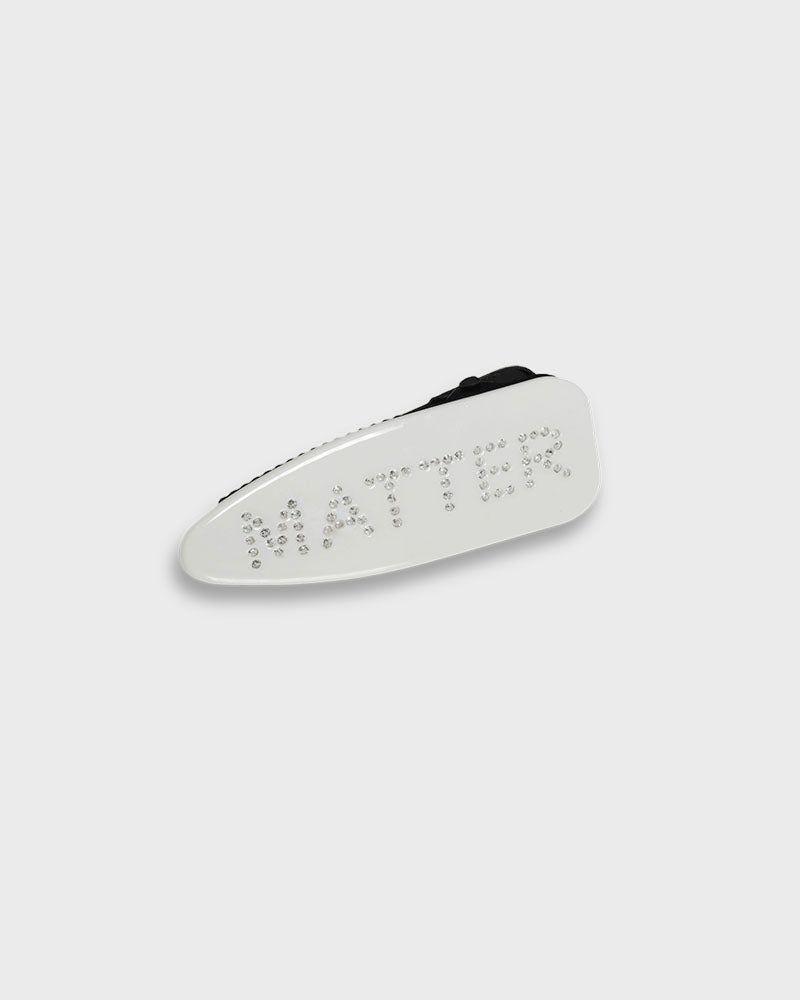 it doesn't matter.(イットダズントマッター)の「MATTER キュービックヘアピン(ホワイト/ サイド選択可能) (ヘアアクセサリー)」