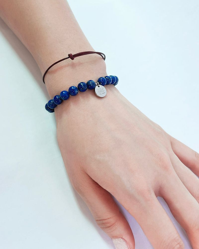 GEM STONE LAPIS LAZULI BRACELET
