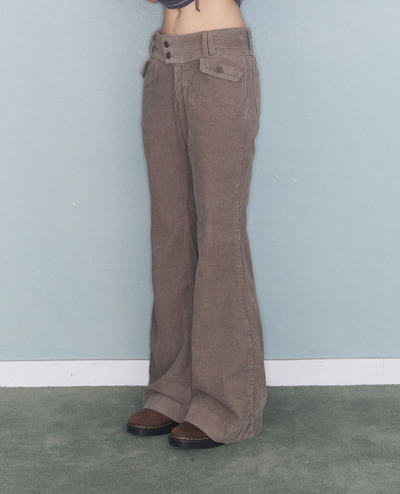 FLOWER LOW CODUROY PT BEIGE
