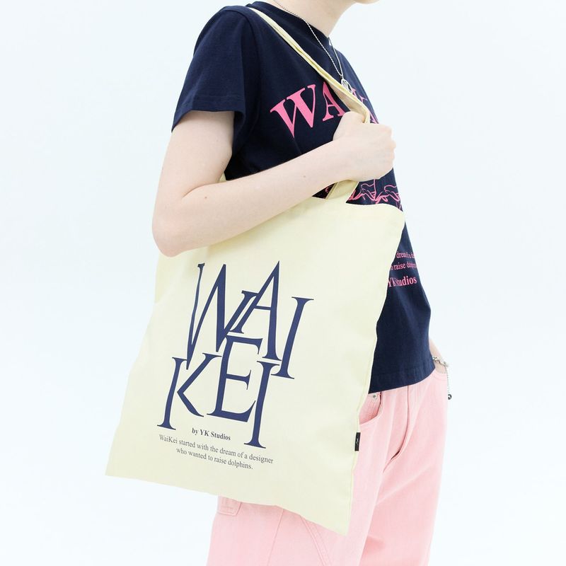 WaiKei(ワイケイ)の「Big logo eco bag(Bags)」