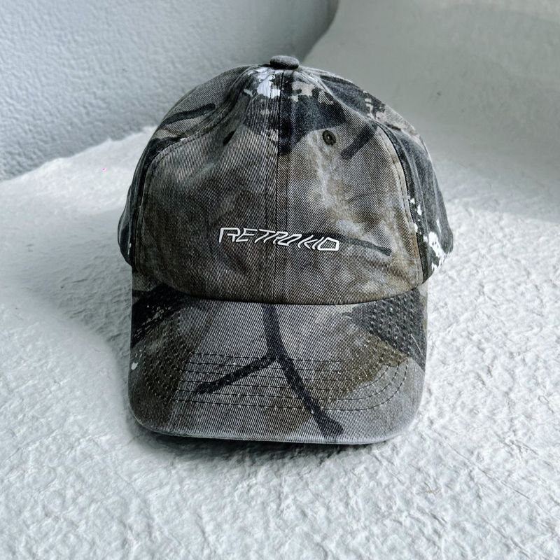 Splatter Camo Washed Cap