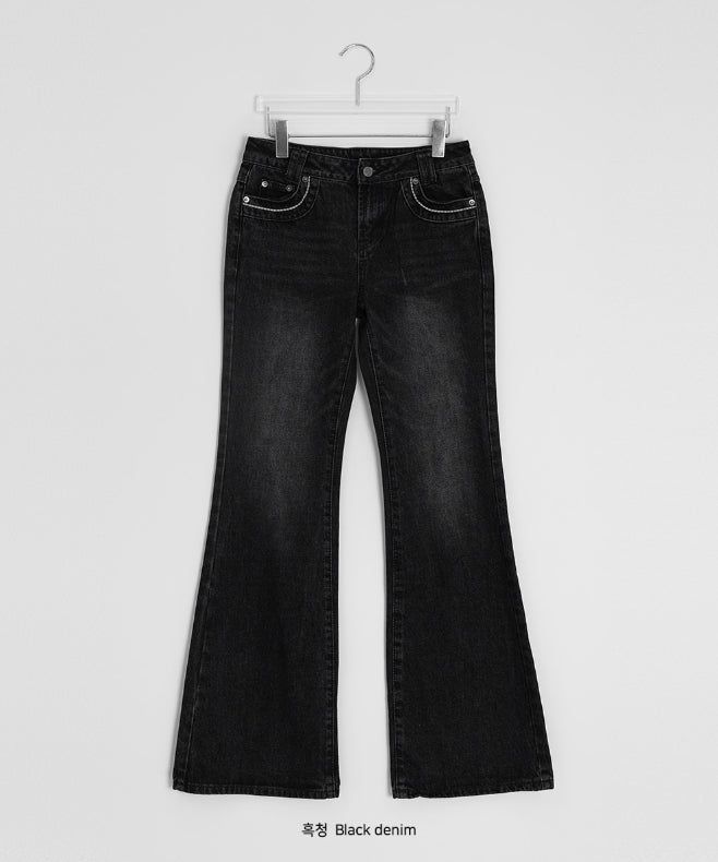 Kozle Washing Bootcut Denim Pants