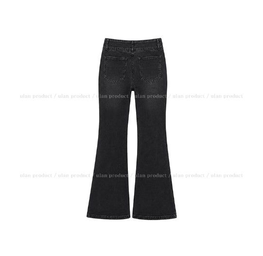 Hatin Flap Pocket Low Bootcut Denim Pants