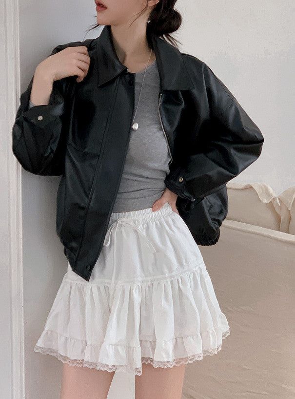 SHOPPERLAND(ショッパーランド)の「#ZD Vintage Leather Blouson (3color)(Jackets/Outerwear)」