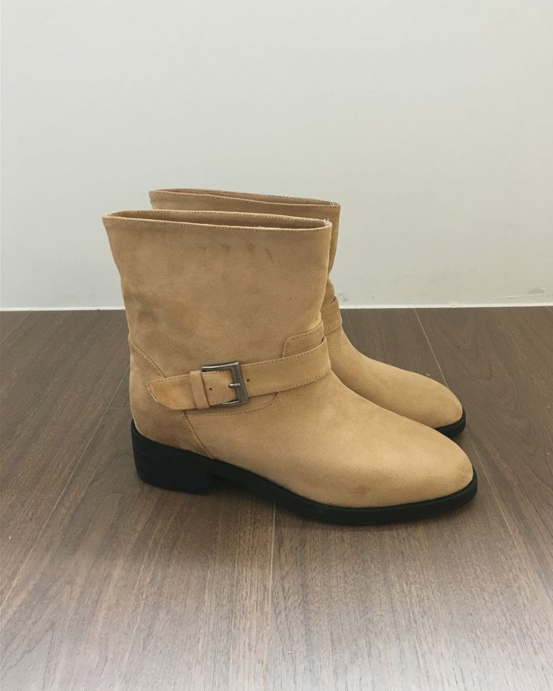 Pointed toe ankle boots (3color)