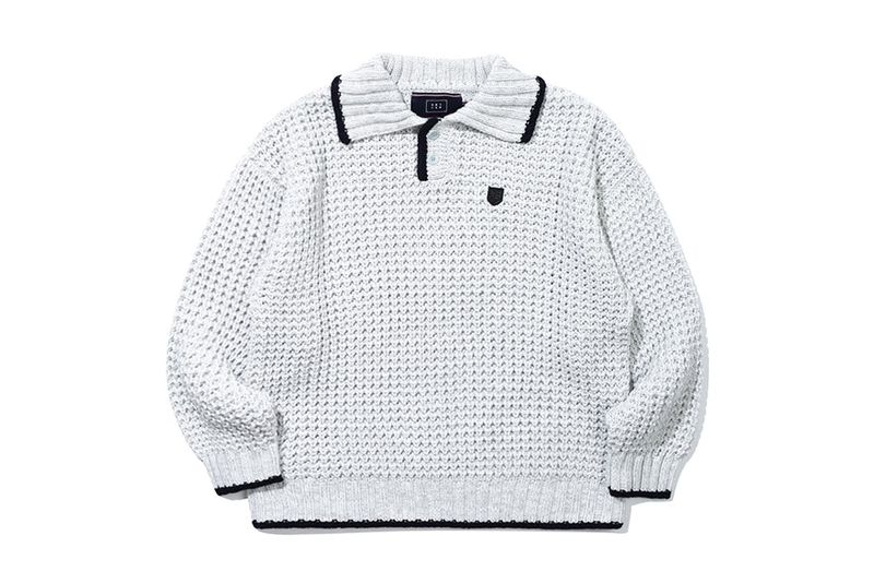 HEAVY WAFFLE PIQUE KNIT