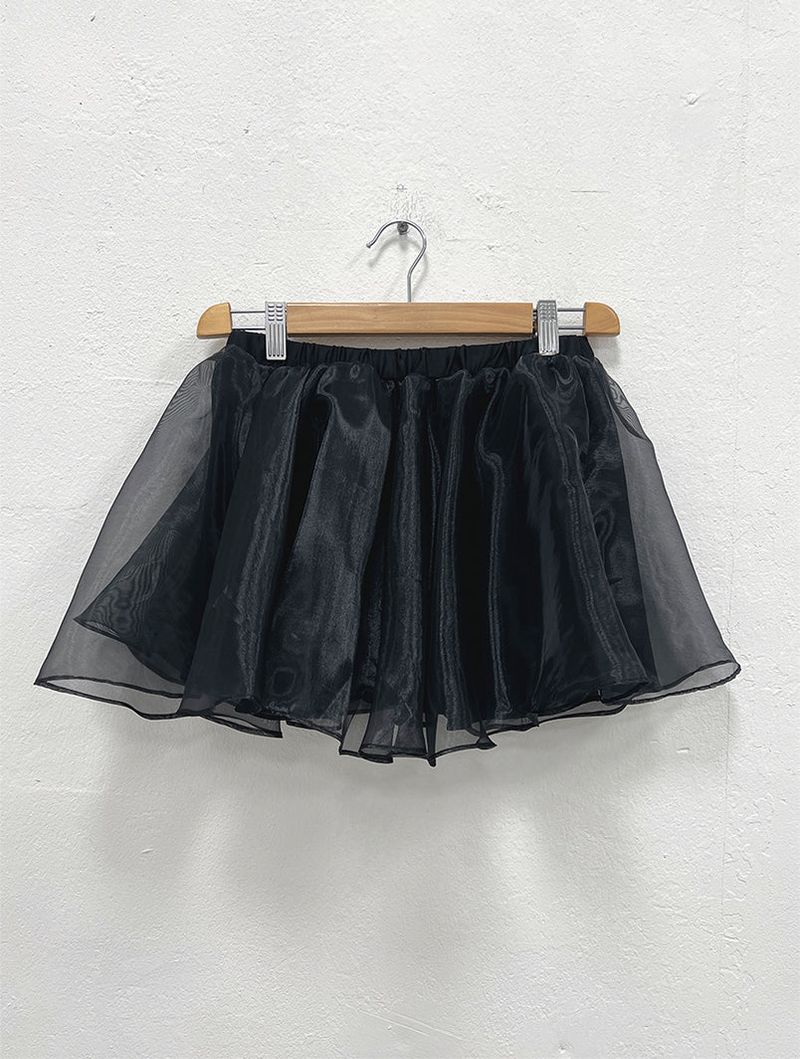 VEIL ORGANZA FRILL SKIRT (3C)