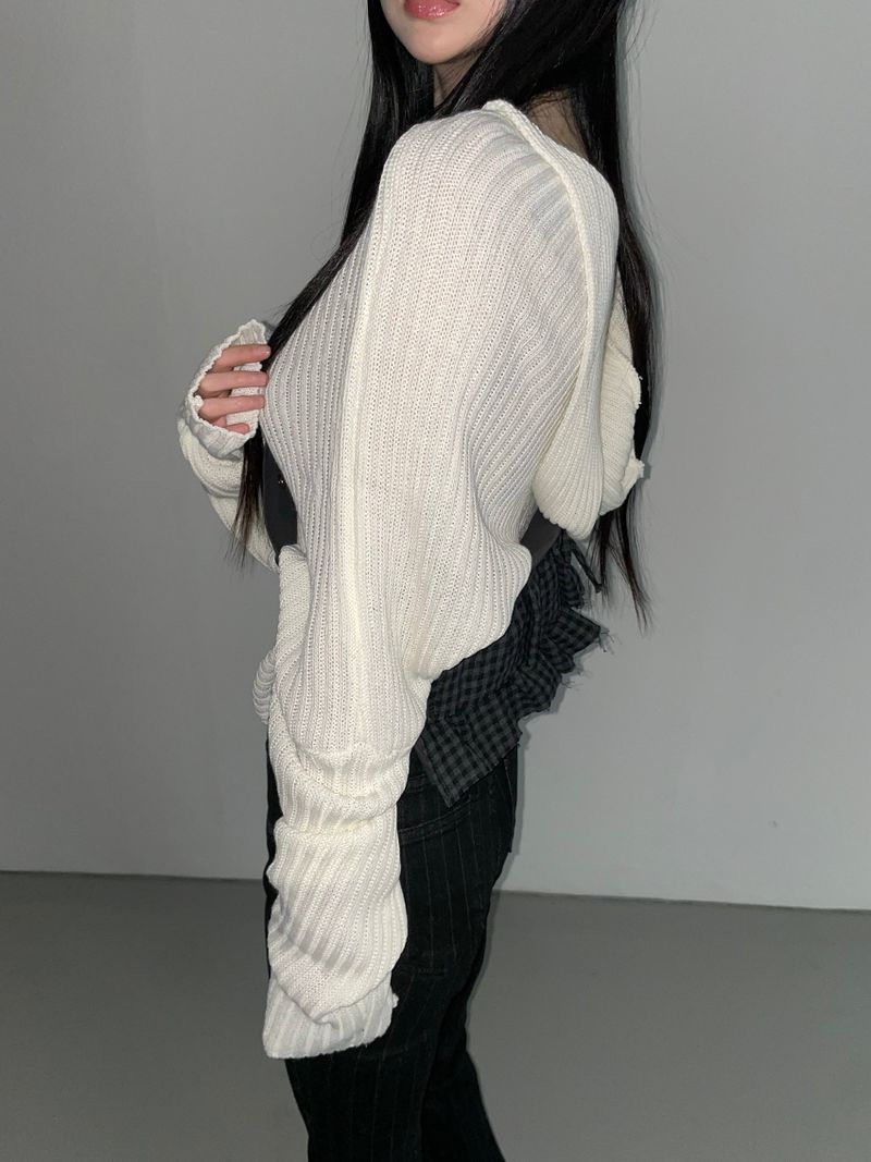 multi off shoulder kint(3 color)