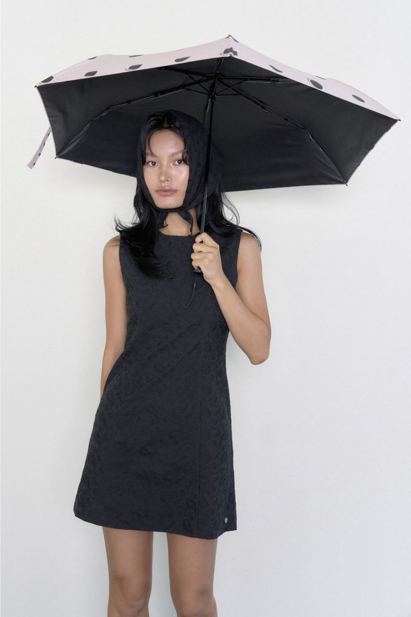 [LIGHT WEIGHT/UV 99.9] LA DOLCE DOT UV UMBRELLA