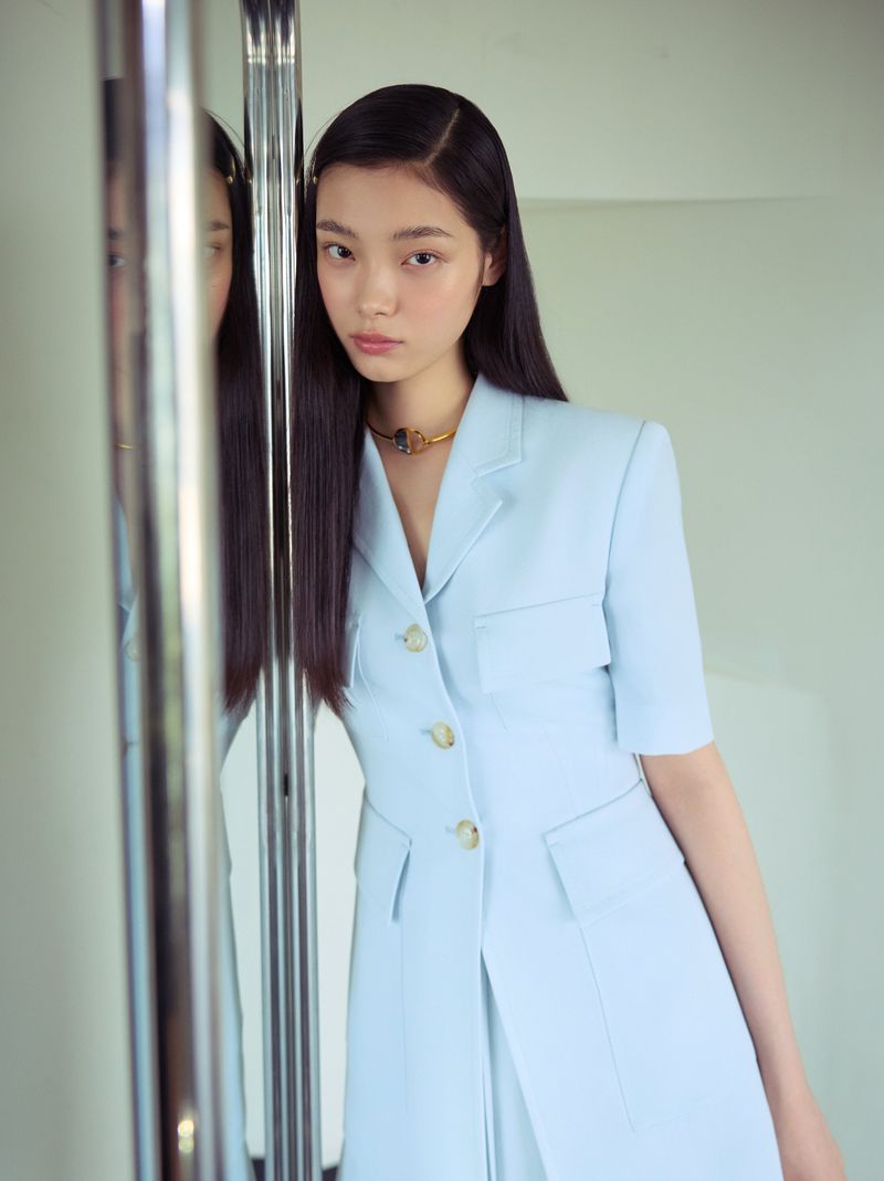 HANAVO（ハナボ）の「NO.24 JACKET - LIGHT BLUE（Jackets/Outerwear）」