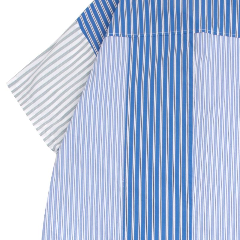 REGULAR STRIPED PAJAMA LONG SHIRT_SYS9BL51BU