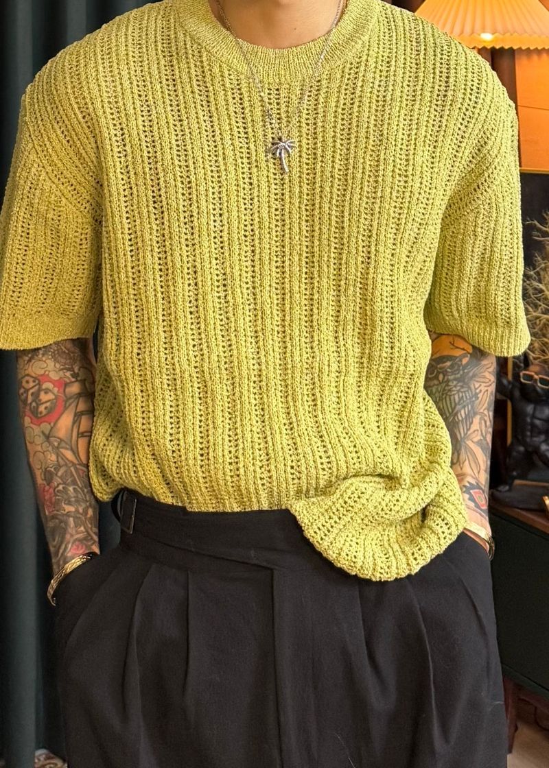 Men's Boucle Round Knit 9COLOR