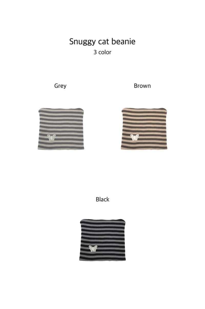 Snuggy cat beanie_3colors