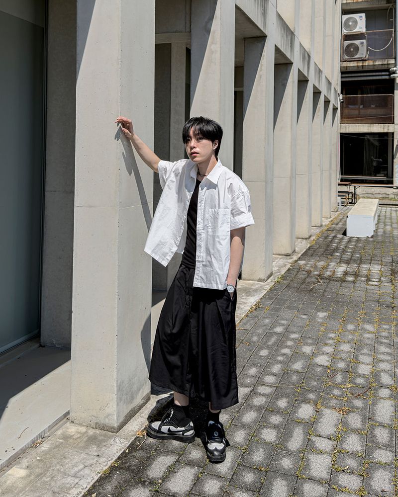 Kai Twin-Tuck Bermuda Slacks