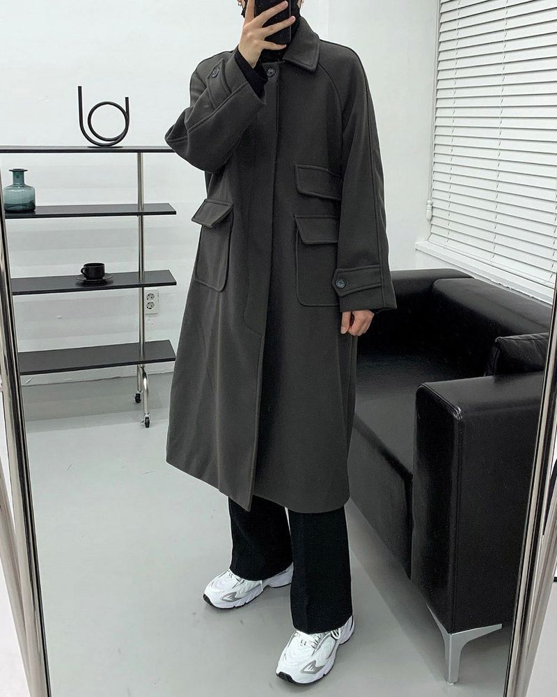 AZ Balmain Wool Coat (3 colors)