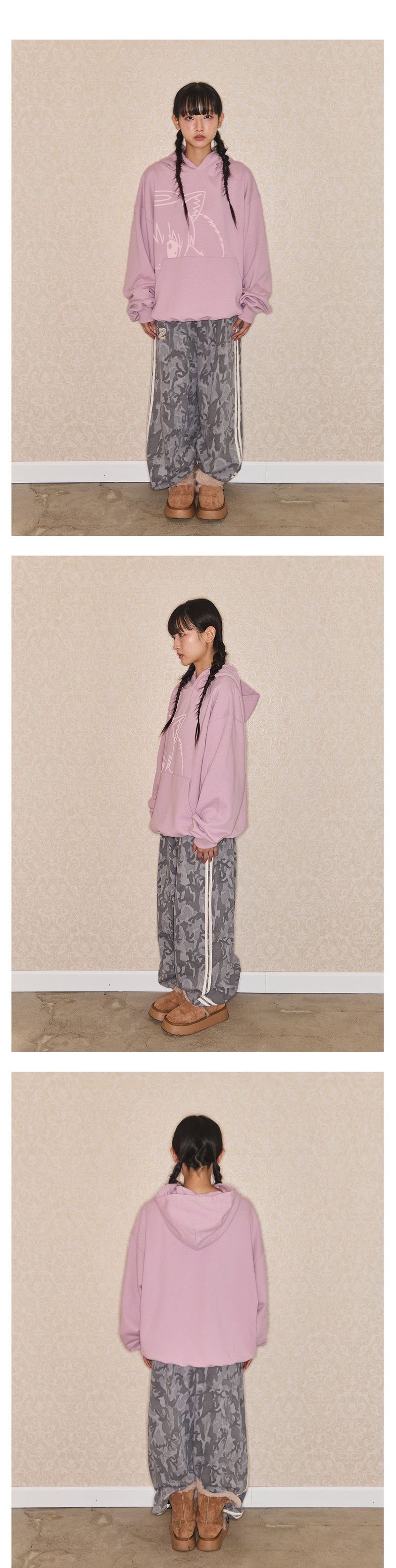 CAMO 72 TRACK PANTS - KHAKI