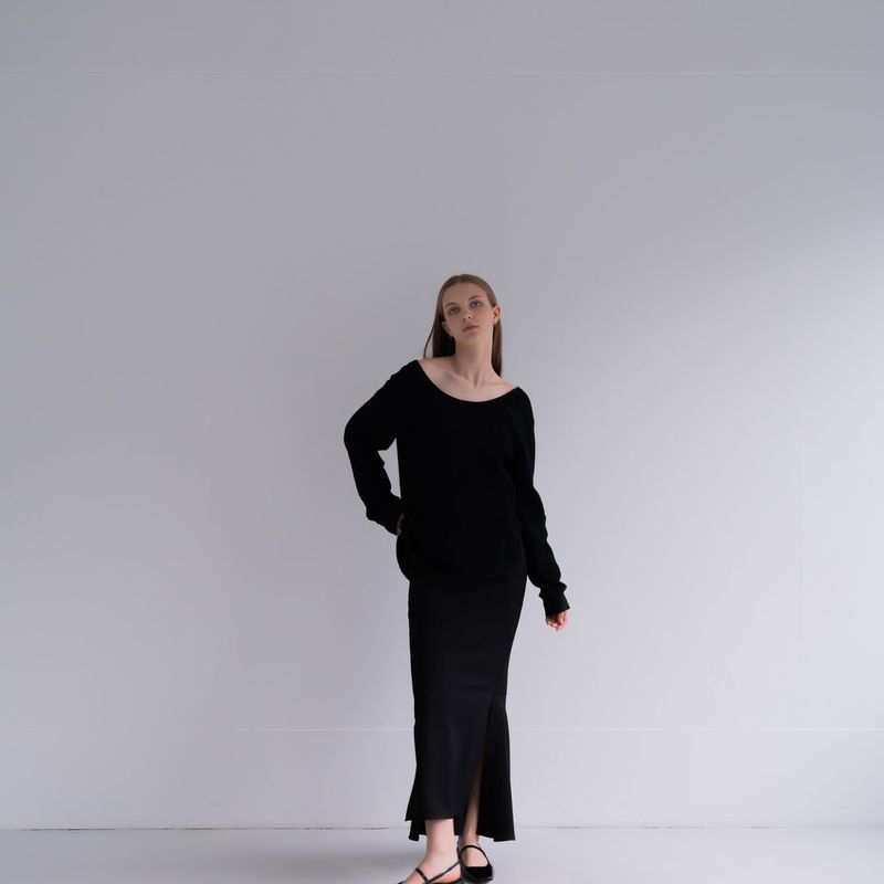 back open long Tshirt